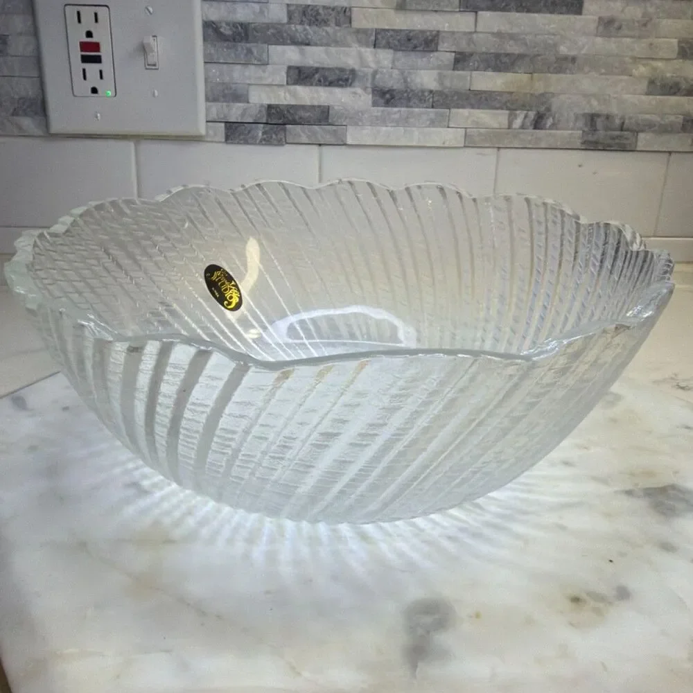 Vintage Ashford Pattern Glass Bowl produced by Crystal Clear Studios